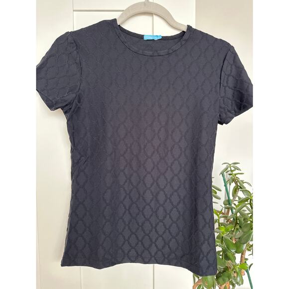 J. McLaughlin Women's Crewneck Cap Sleeve Shirt, Size S, EUC - Picture 1 of 6